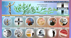 Desktop Screenshot of centrodearteydiseno.com